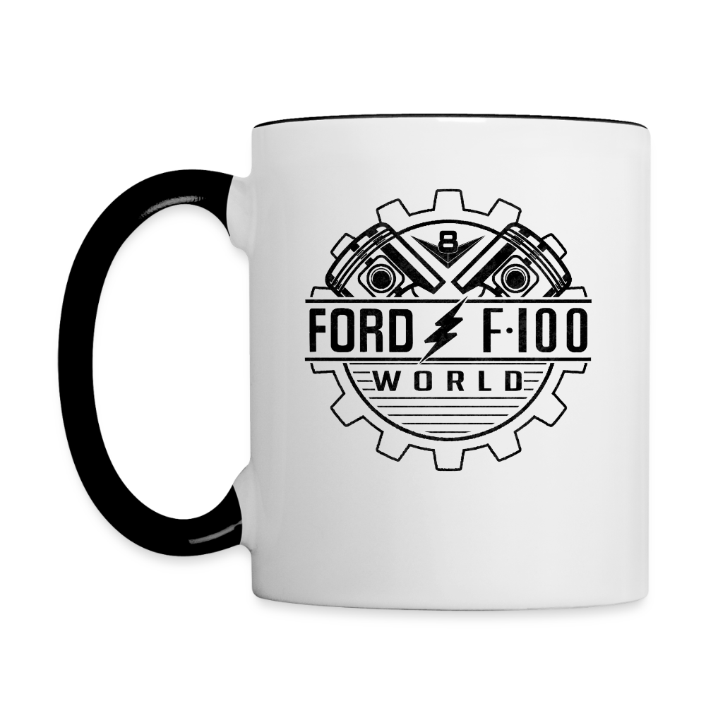 Contrast Coffee Mug - white/black