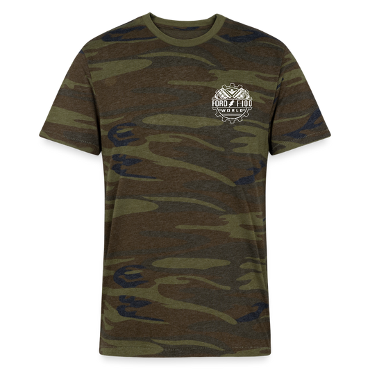 Alternative Unisex Eco Camo T-Shirt - green camo