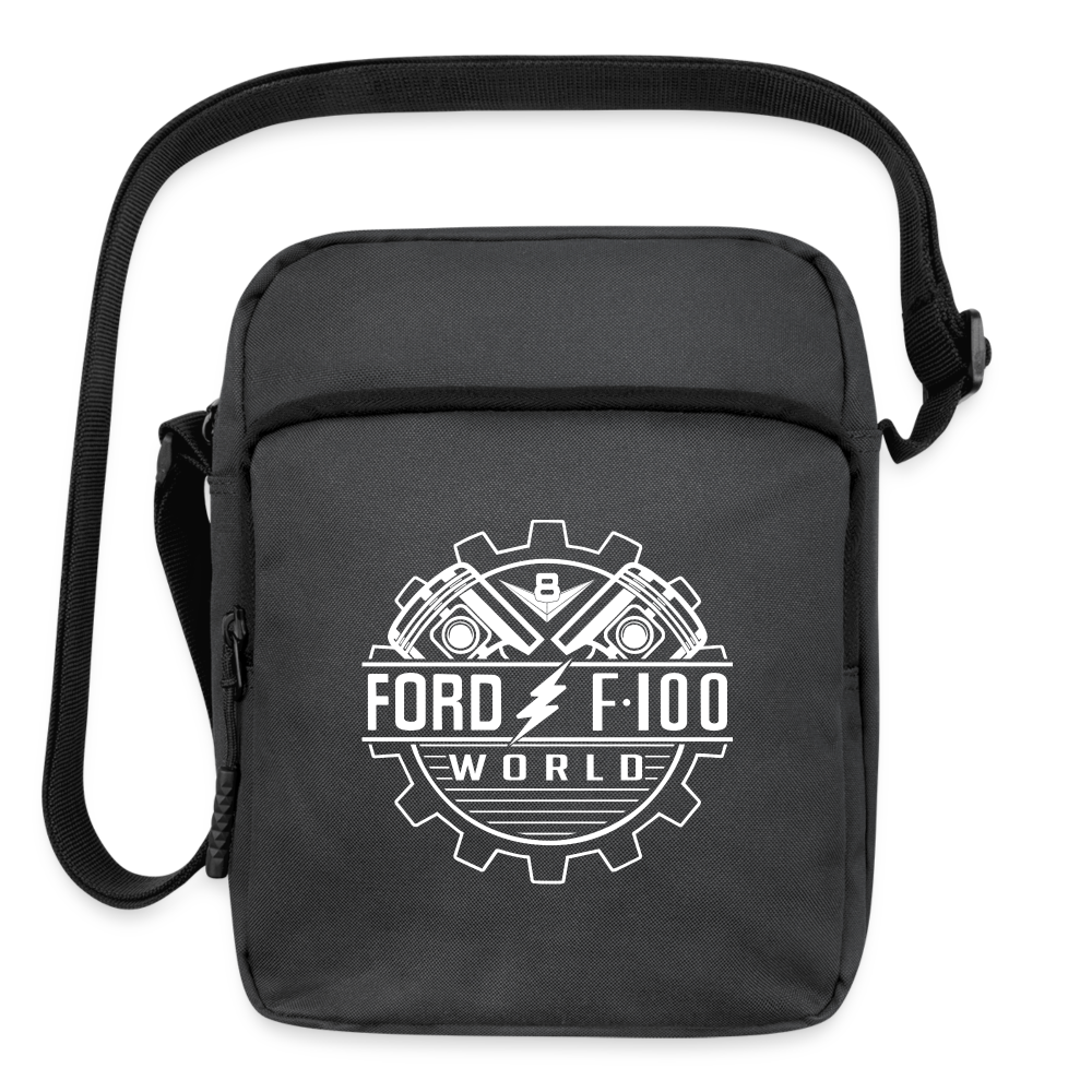 Upright Crossbody Bag - charcoal grey