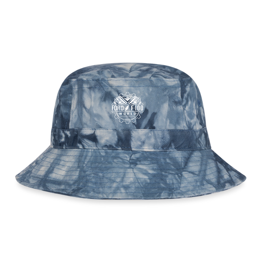 Tie Dye Bucket Hat - navy Tie Dye