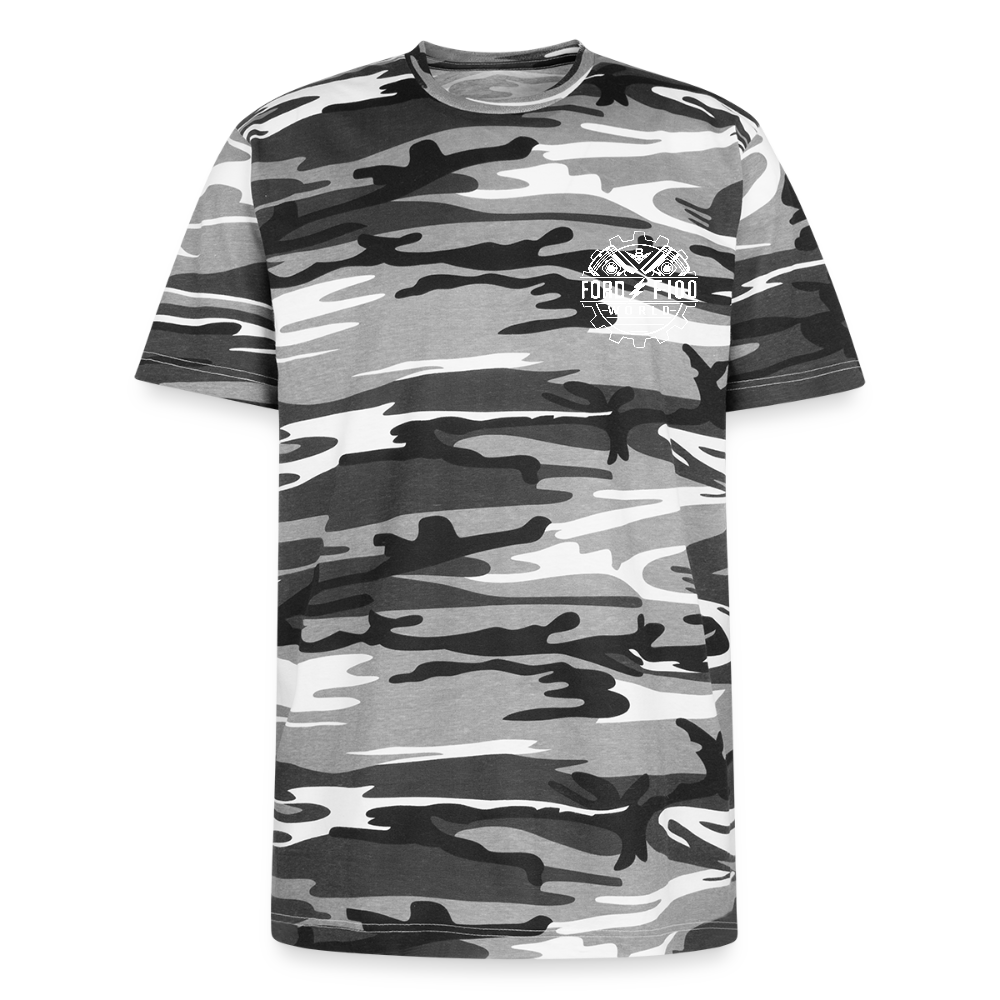 Unisex Camo Tee - black camo