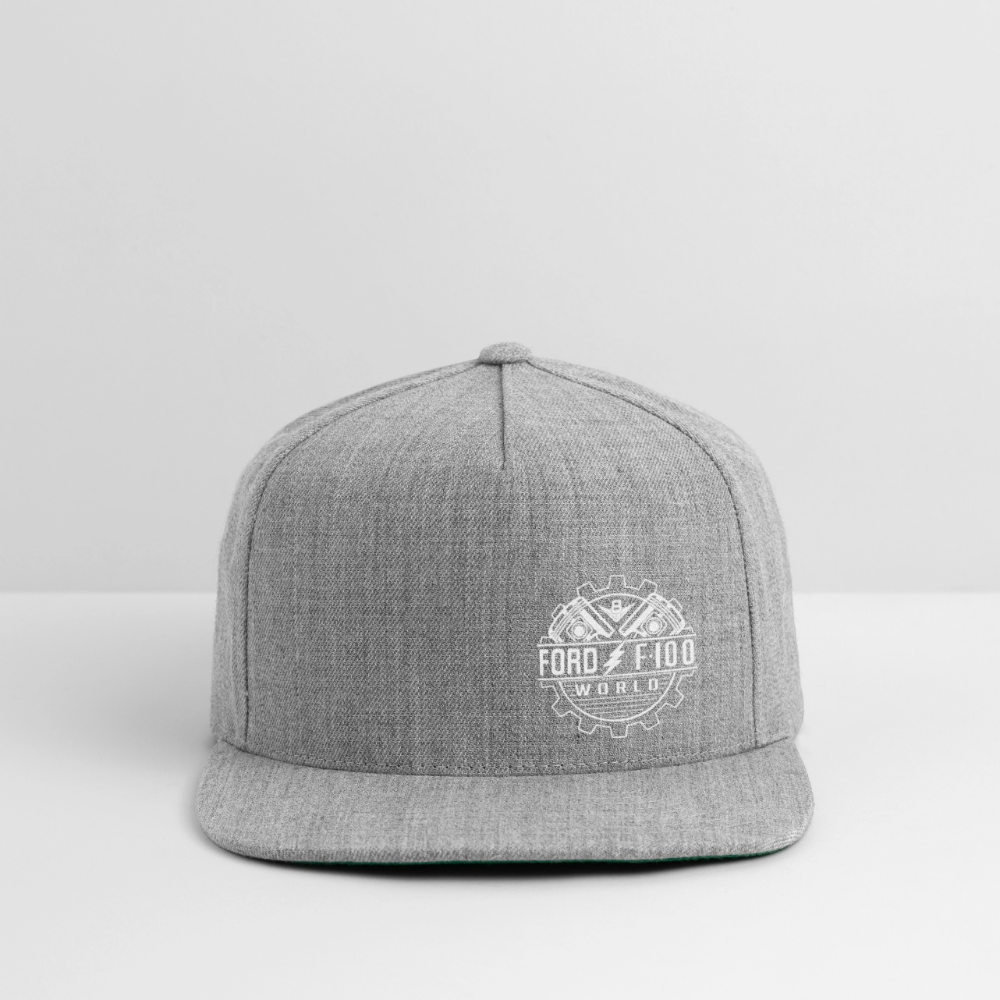 Snapback Baseball Cap - heather gray