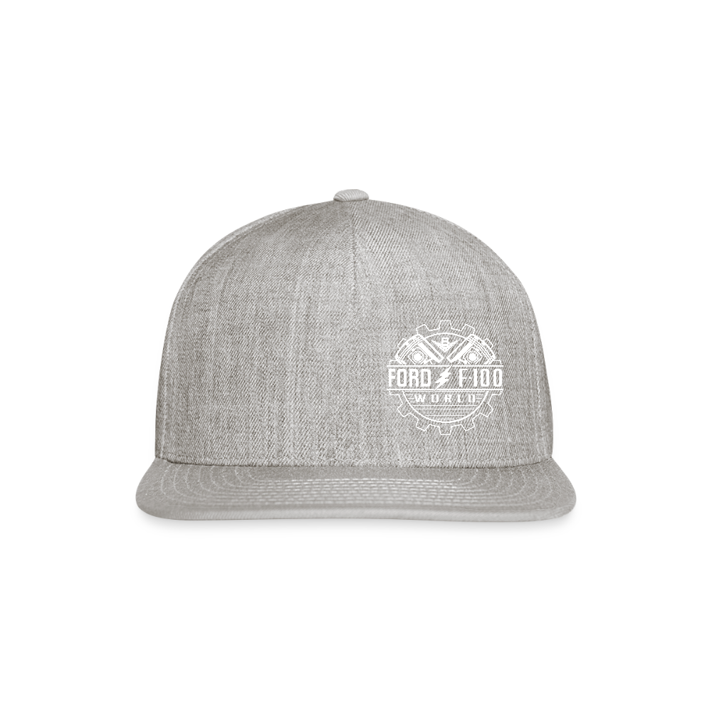 Snapback Baseball Cap - heather gray