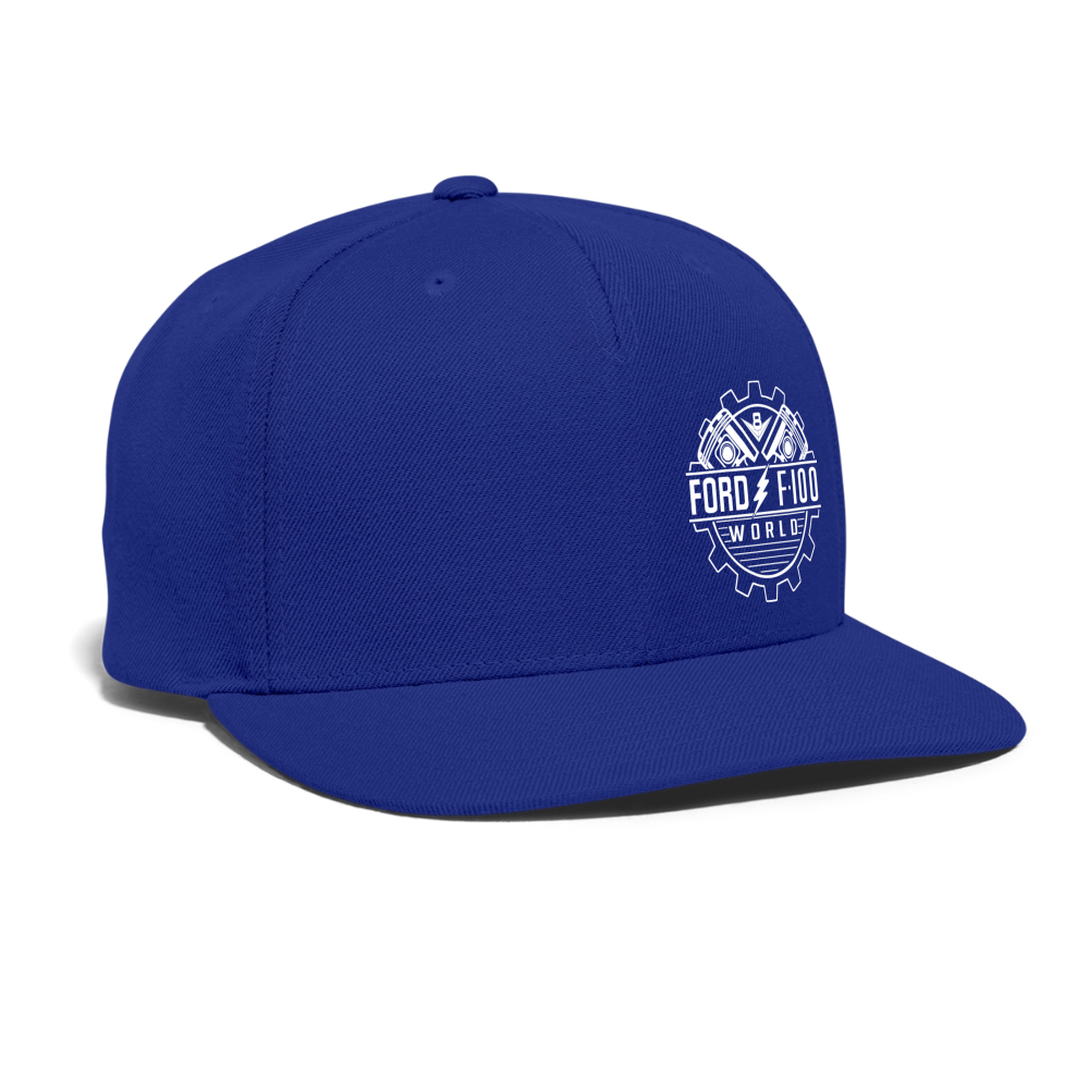 Snapback Baseball Cap - royal blue