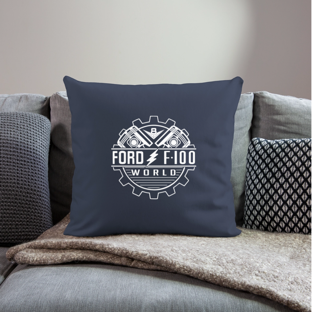 Throw Pillow Cover 18” x 18” - navy