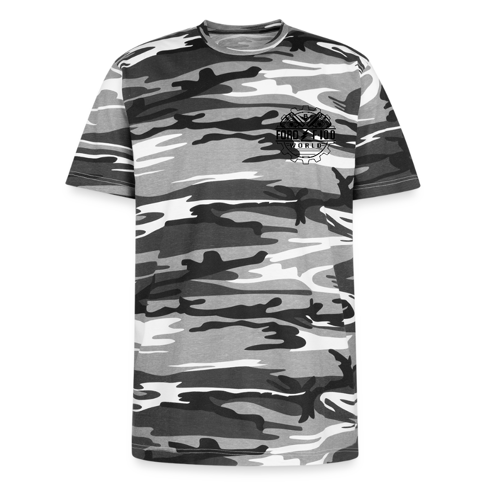 Unisex Camo Tee - black camo