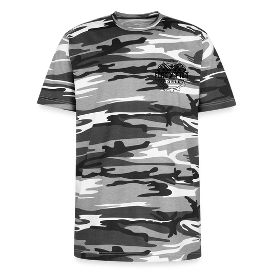 Unisex Camo Tee - black camo