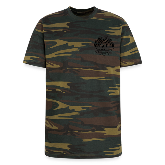 Unisex Camo Tee - green camo
