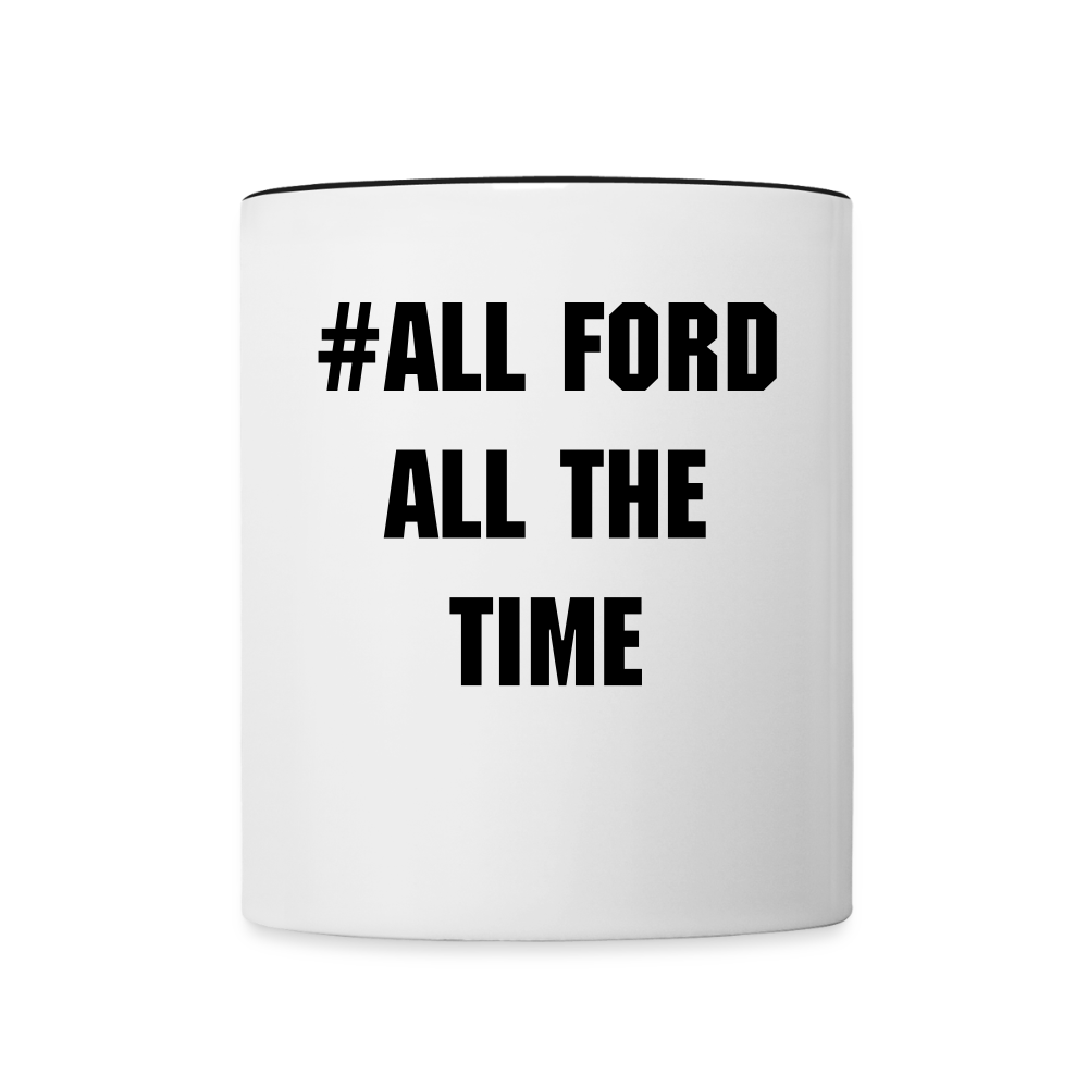 Contrast Coffee Mug - white/black