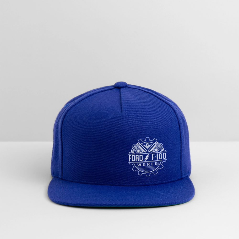 Snapback Baseball Cap - royal blue