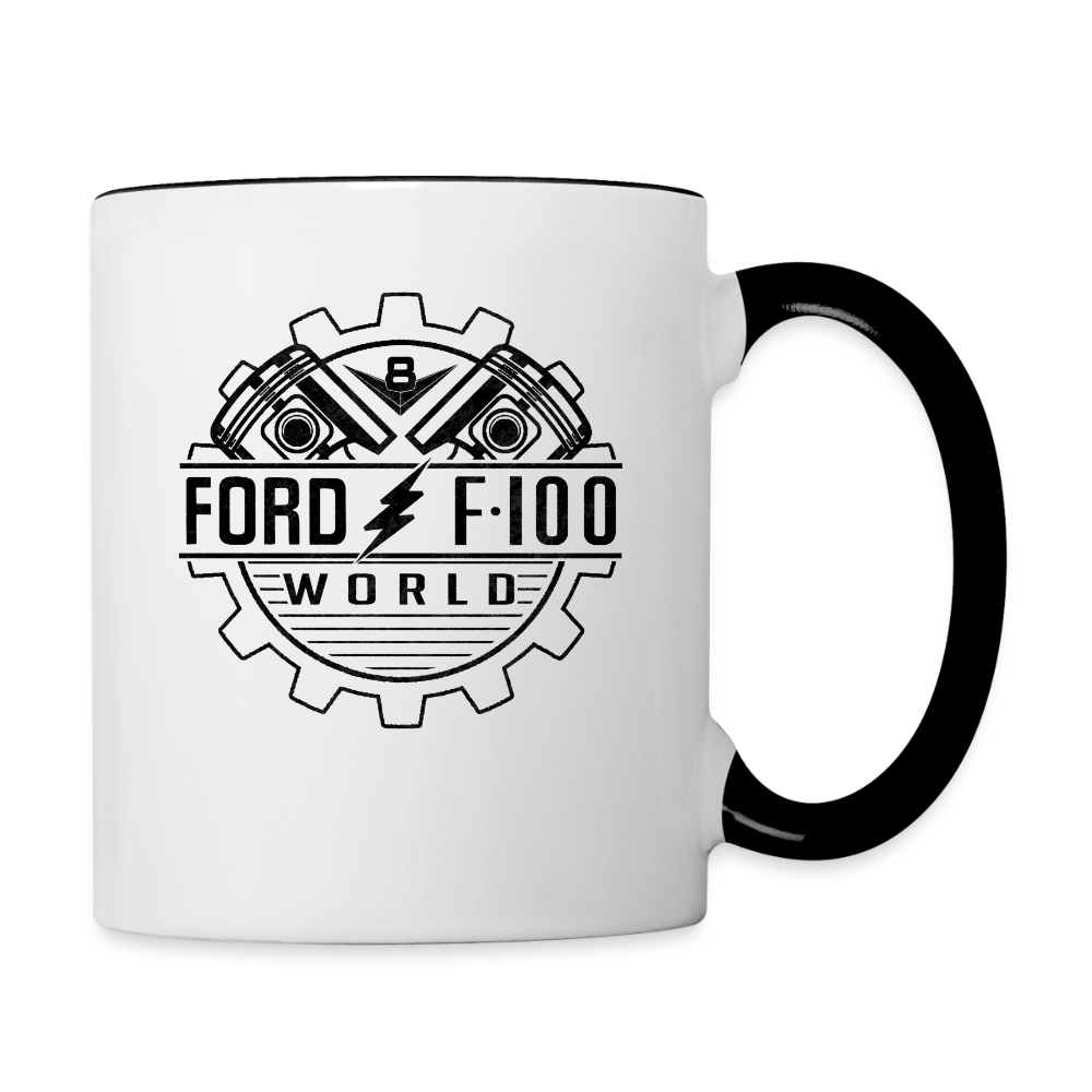 Contrast Coffee Mug - white/black