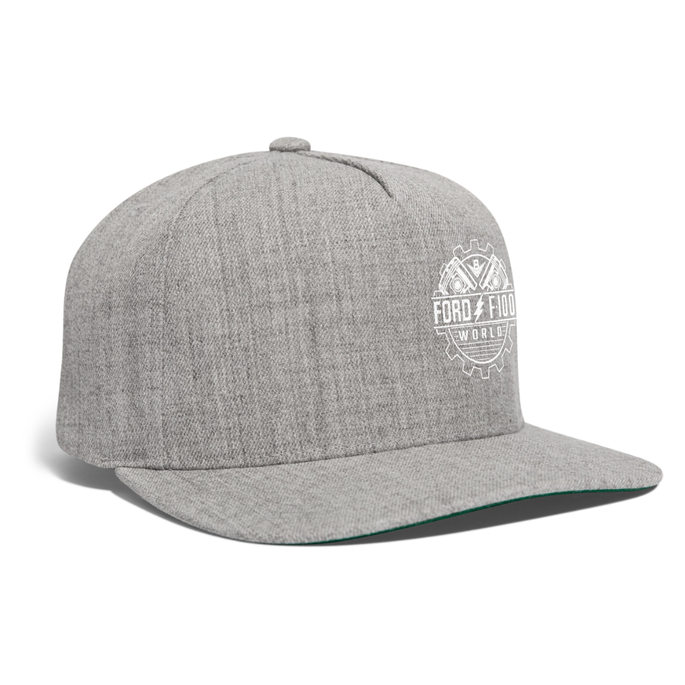 Snapback Baseball Cap - heather gray