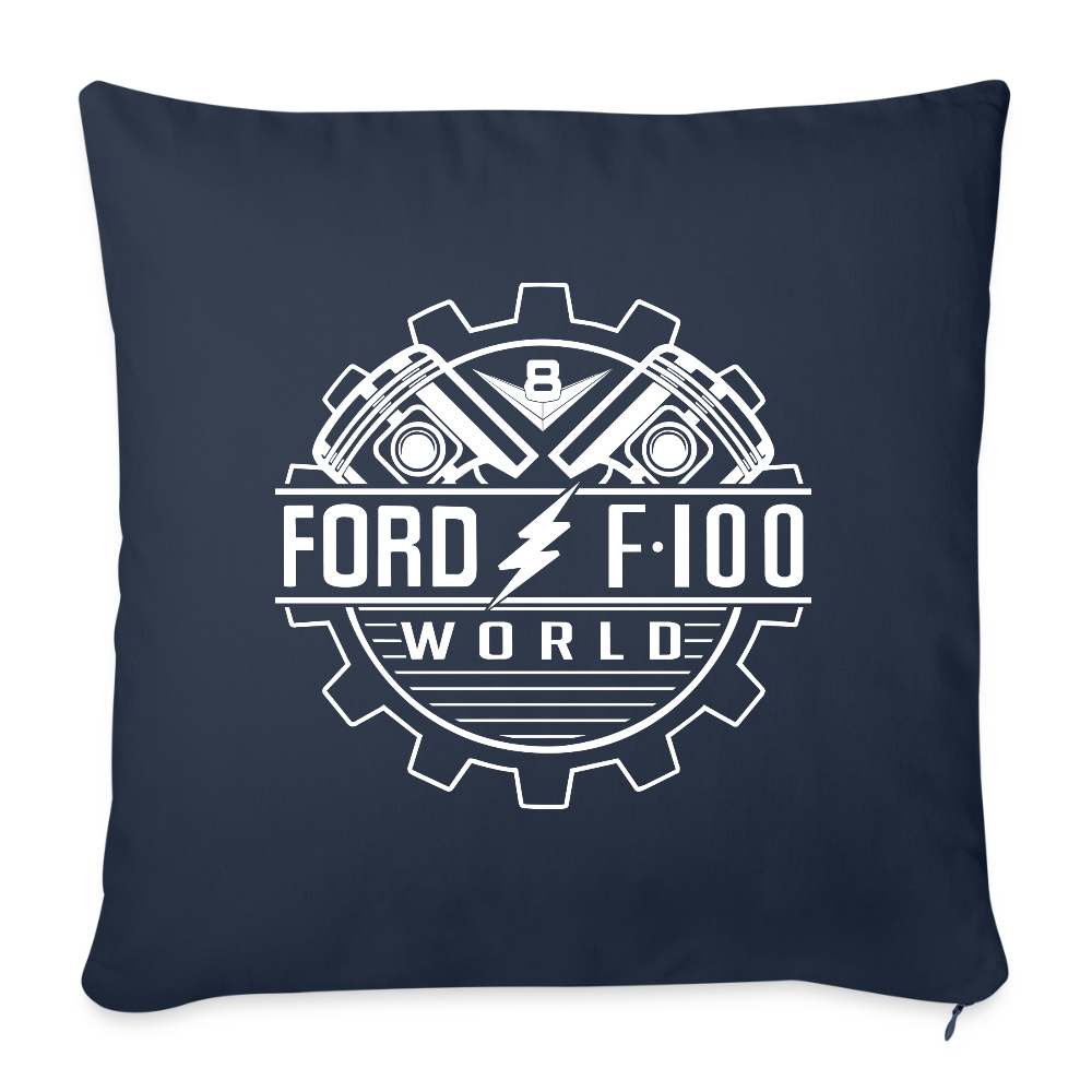 Throw Pillow Cover 18” x 18” - navy