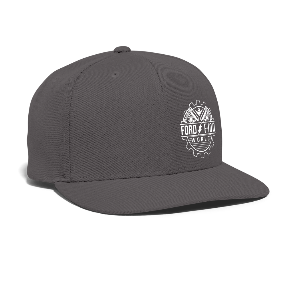 Snapback Baseball Cap - dark grey