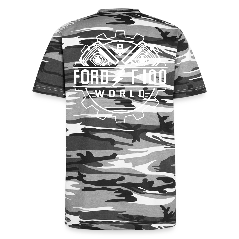 Unisex Camo Tee - black camo