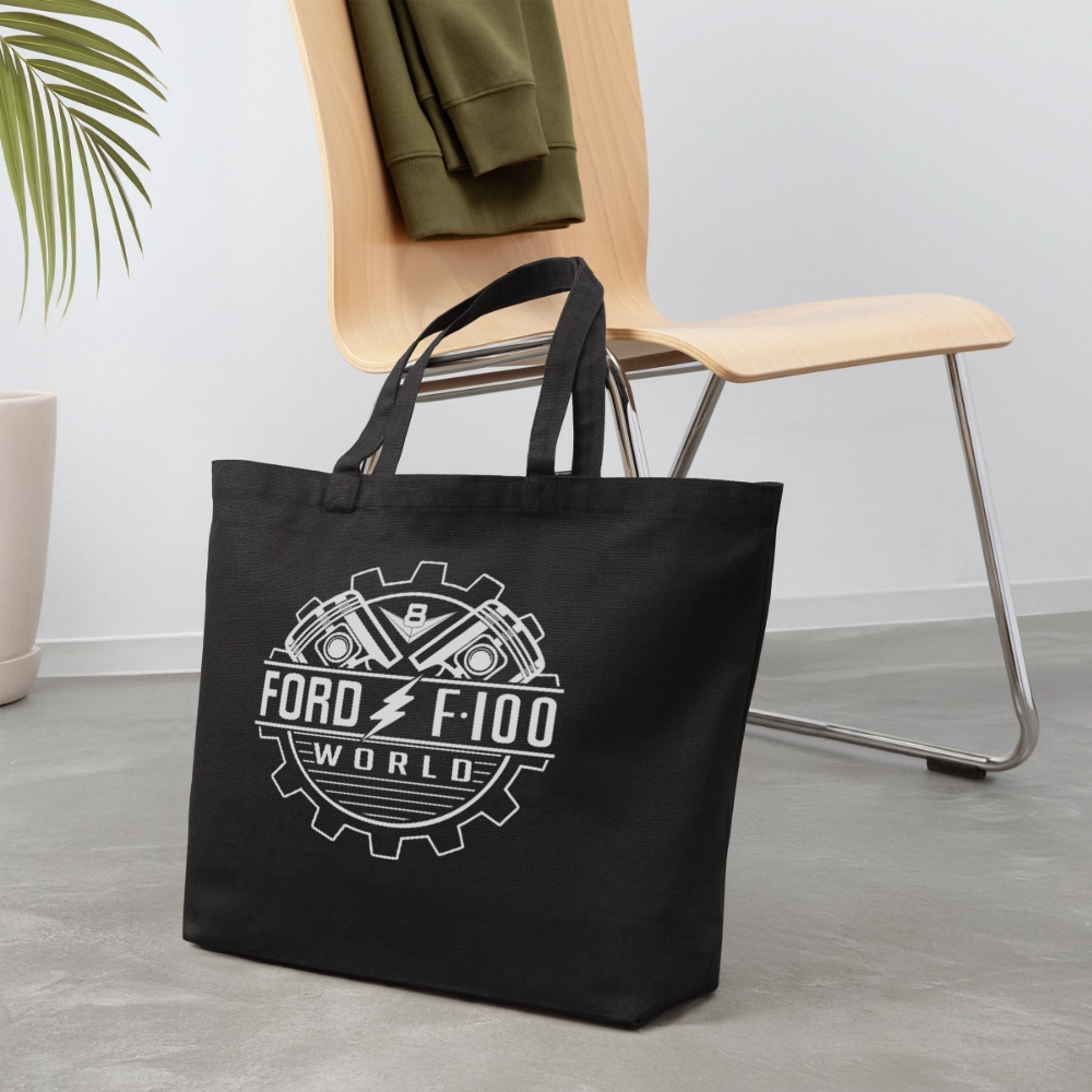 Eco-Friendly Cotton Tote - black