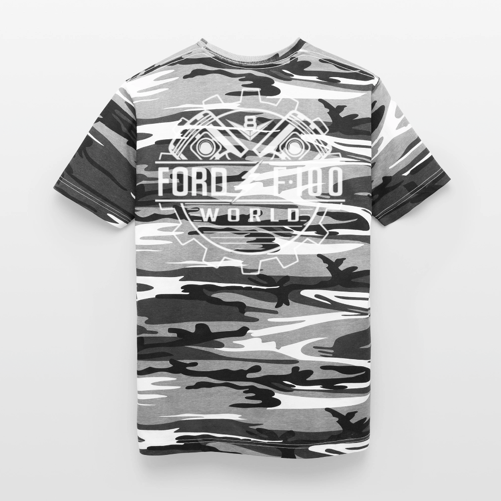 Unisex Camo Tee - black camo