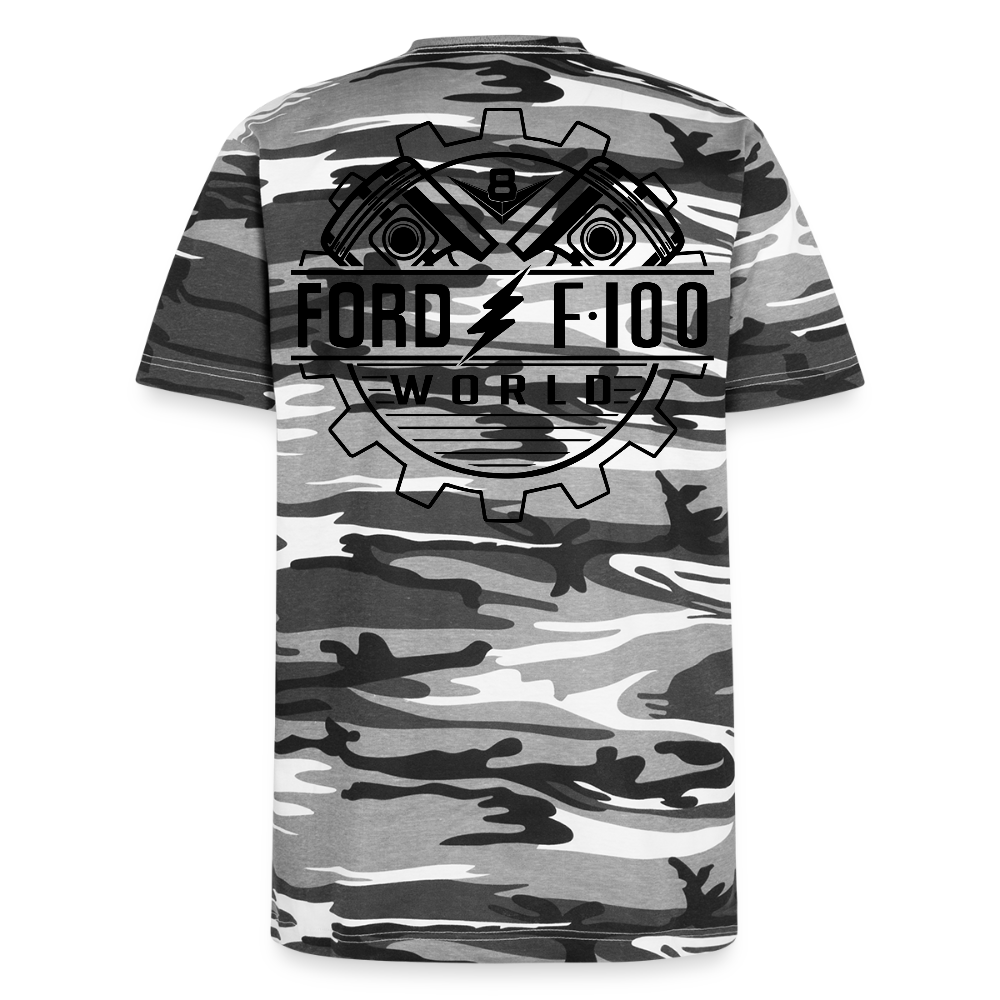 Unisex Camo Tee - black camo