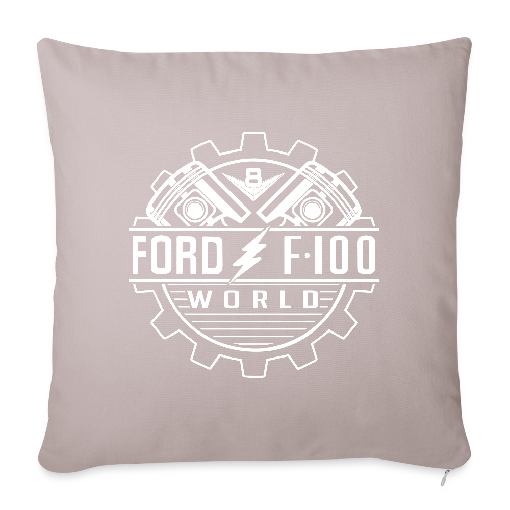 Throw Pillow Cover 18” x 18” - light taupe