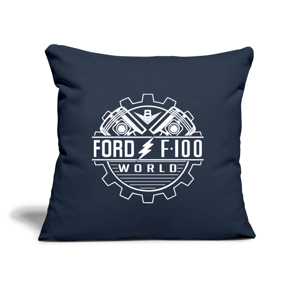 Throw Pillow Cover 18” x 18” - navy