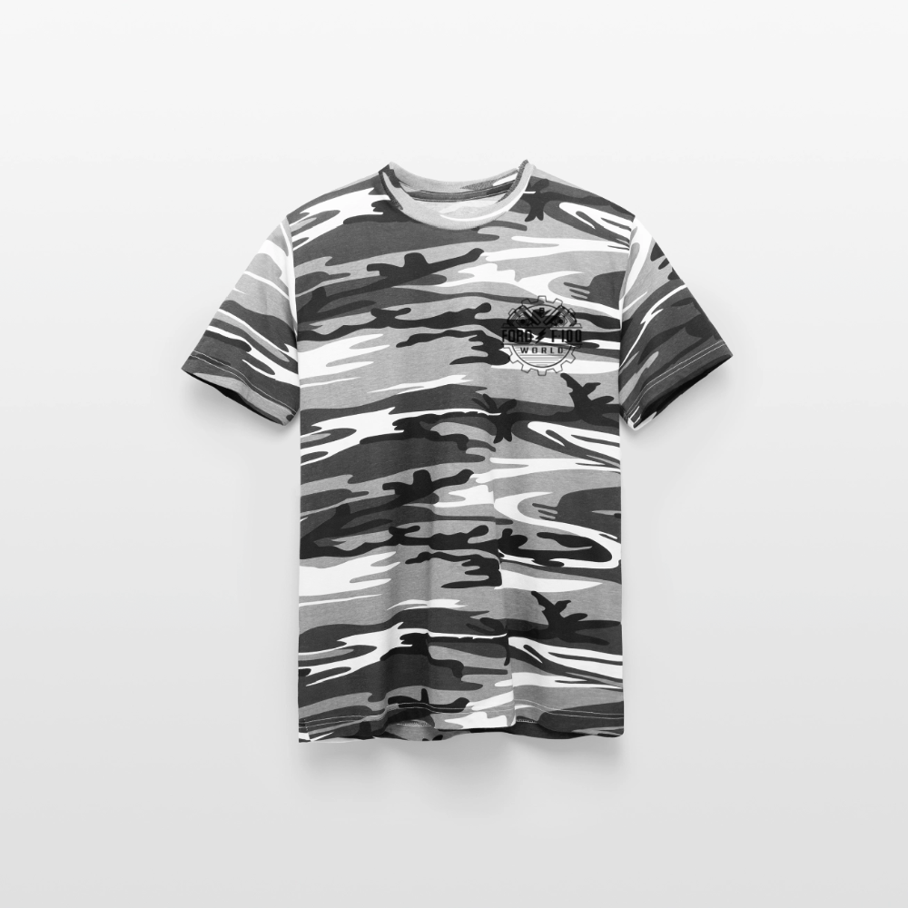 Unisex Camo Tee - black camo