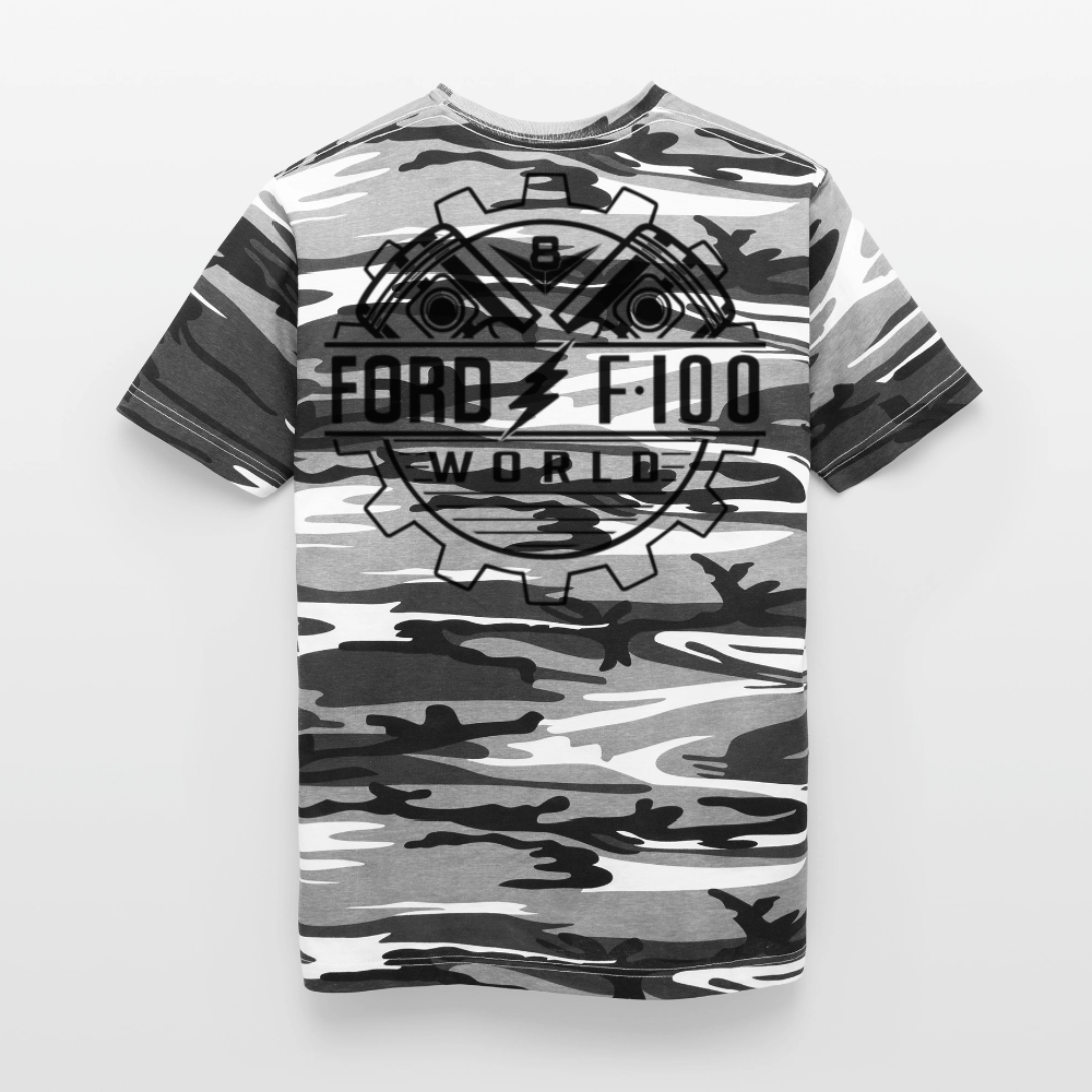 Unisex Camo Tee - black camo