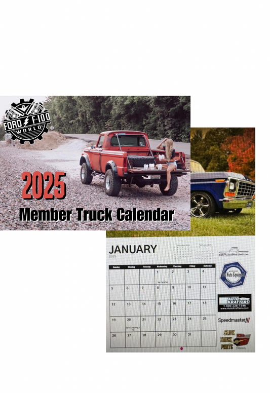 (PRE-ORDERS) 2025 Member Truck Calendar