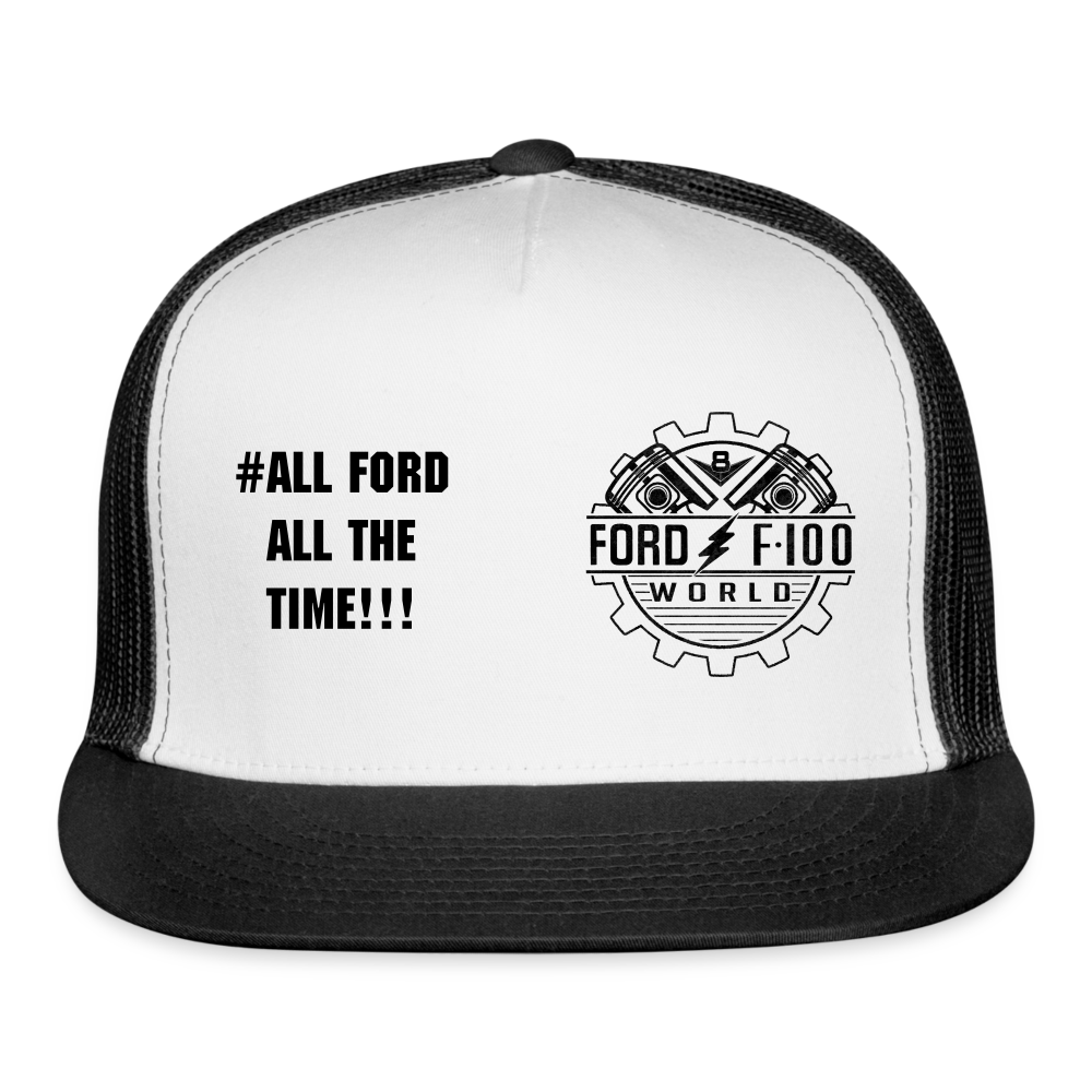 Trucker Cap - white/black