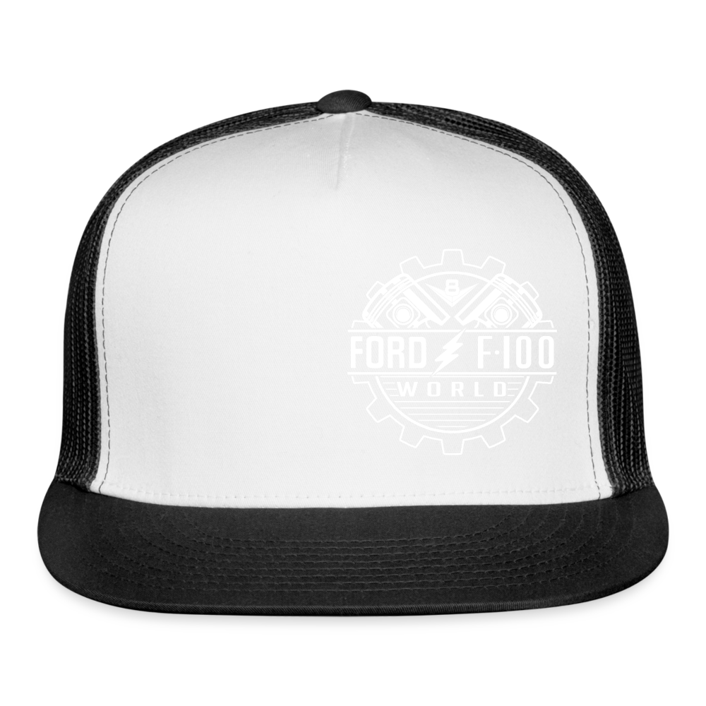 Trucker Cap - white/black