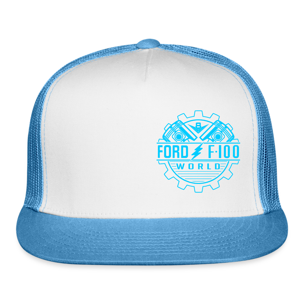 Trucker Cap - white/blue