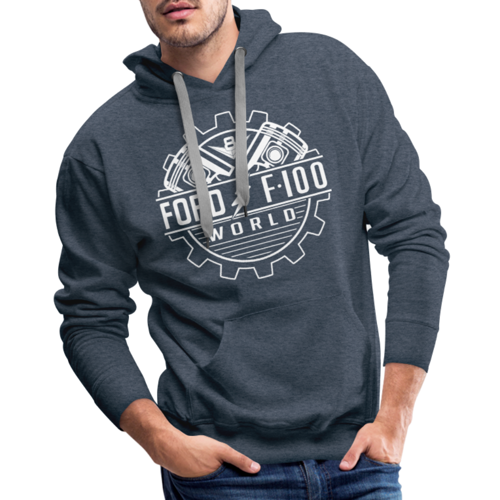 Men’s Premium Hoodie - heather denim