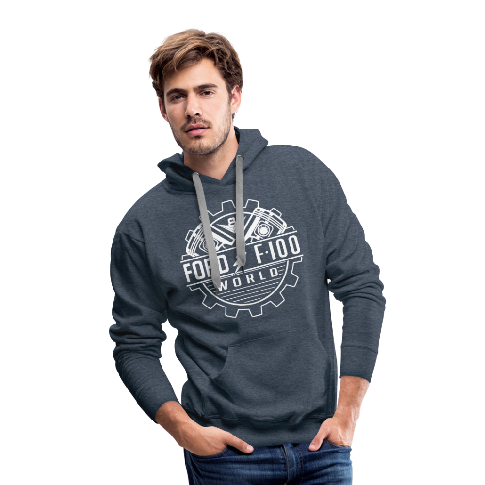 Men’s Premium Hoodie - heather denim