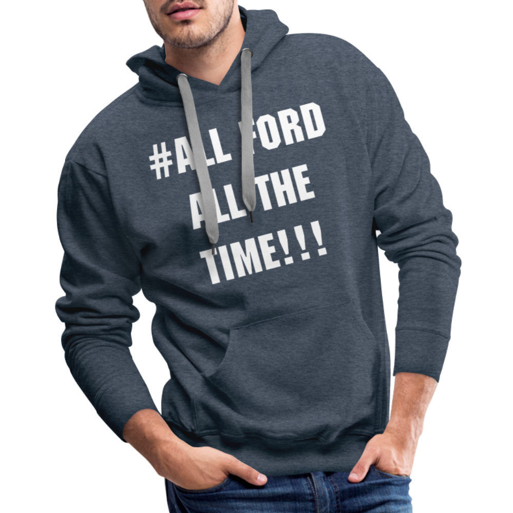 Men’s Premium Hoodie - heather denim