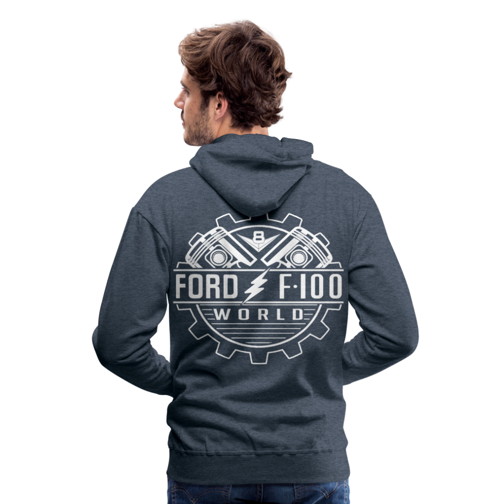 Men’s Premium Hoodie - heather denim