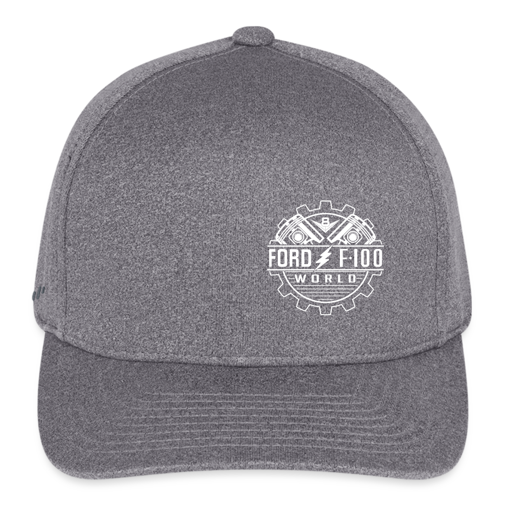 Flexfit Fitted Melange Baseball Cap - light heather gray