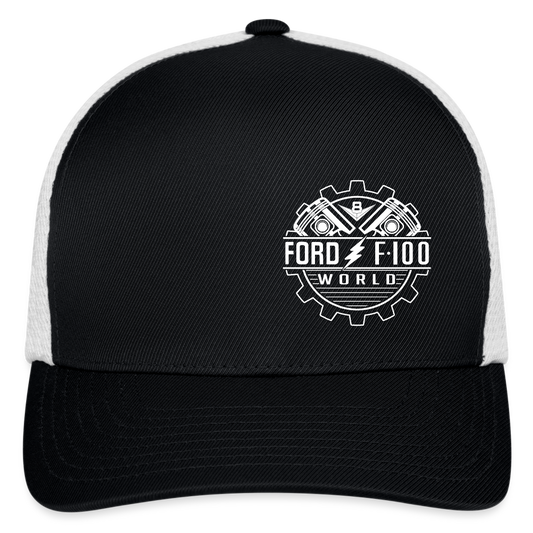 Flexfit Fitted Baseball Cap - black/white