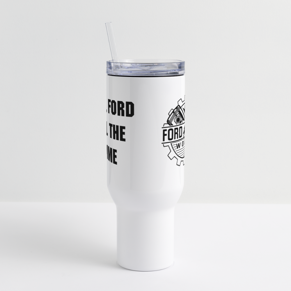 40 oz Travel Tumbler - white