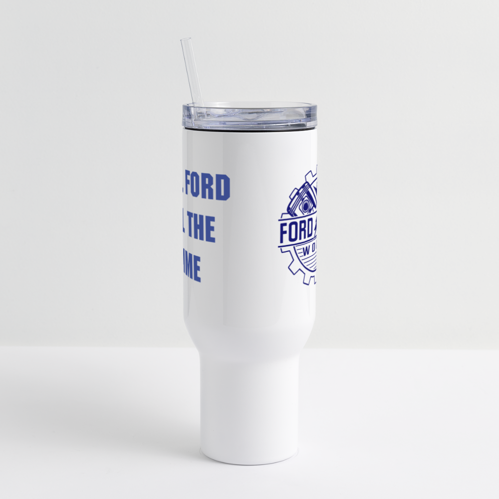 40 oz Travel Tumbler - white