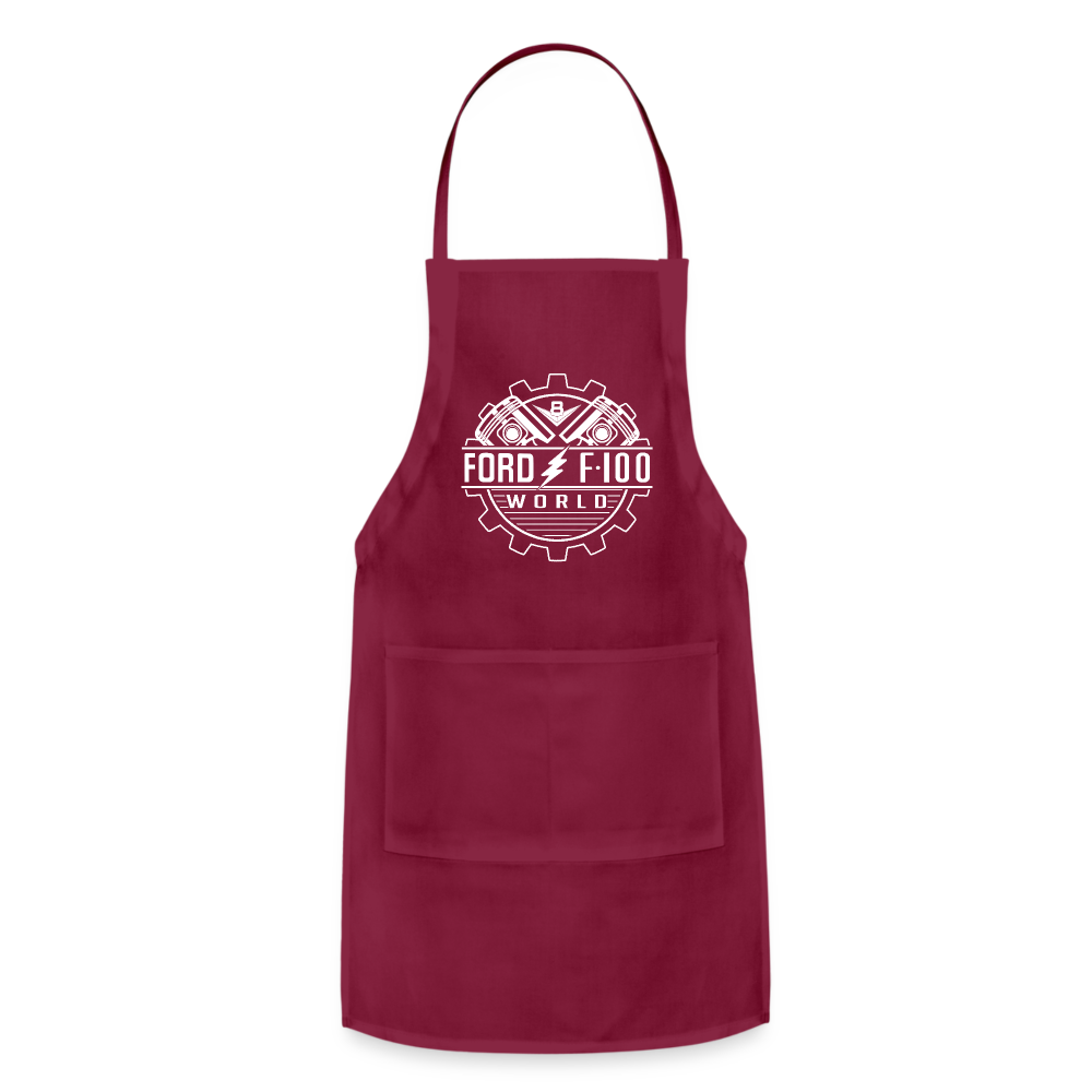 Adjustable Apron - burgundy