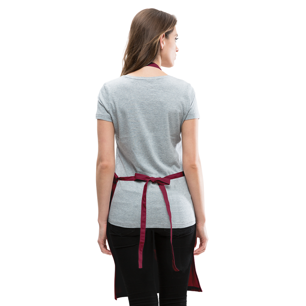 Adjustable Apron - burgundy