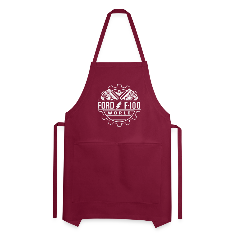 Adjustable Apron - burgundy