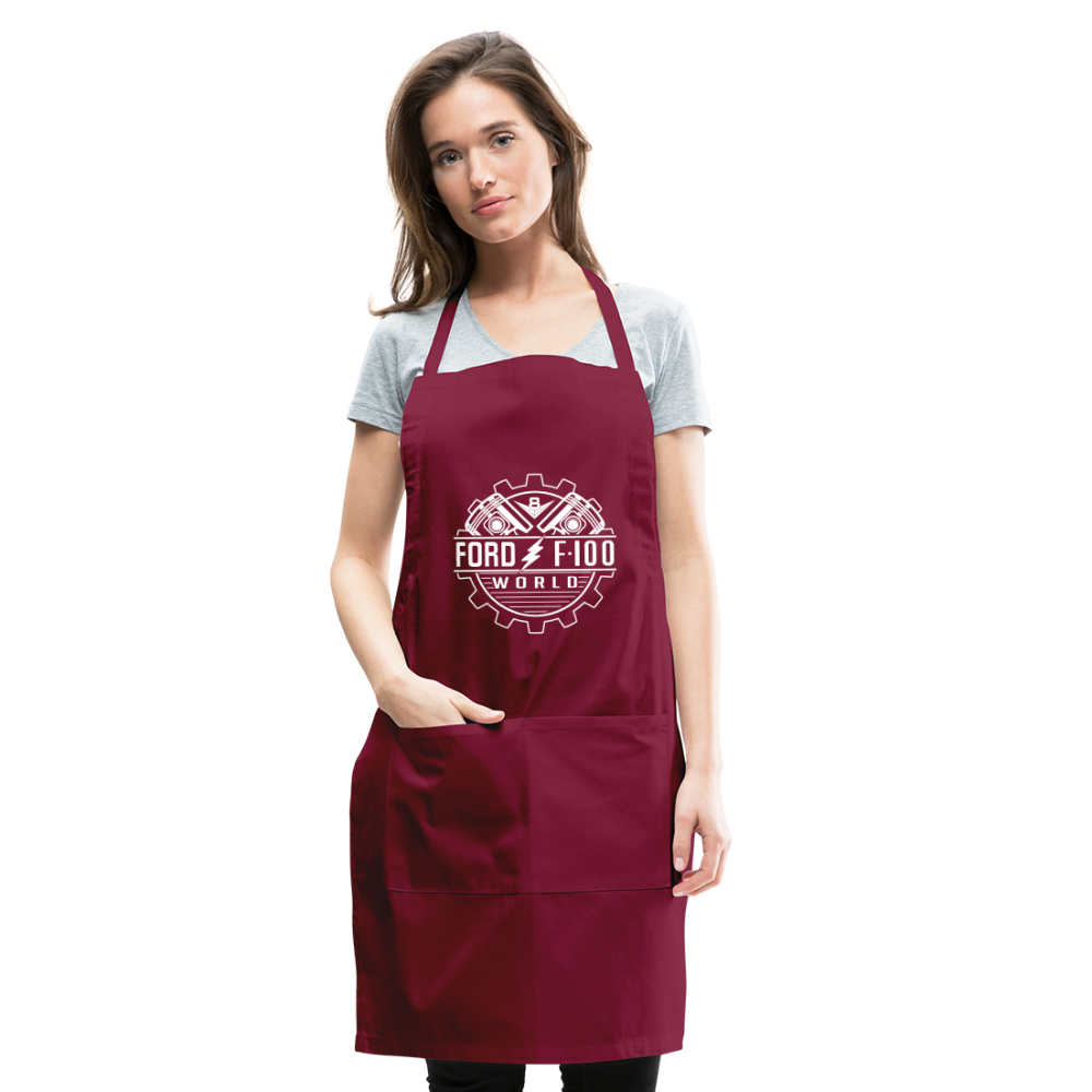 Adjustable Apron - burgundy