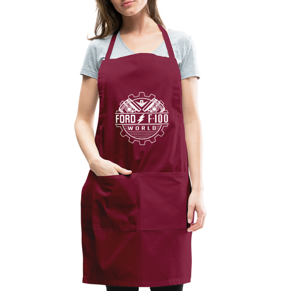 Adjustable Apron - burgundy