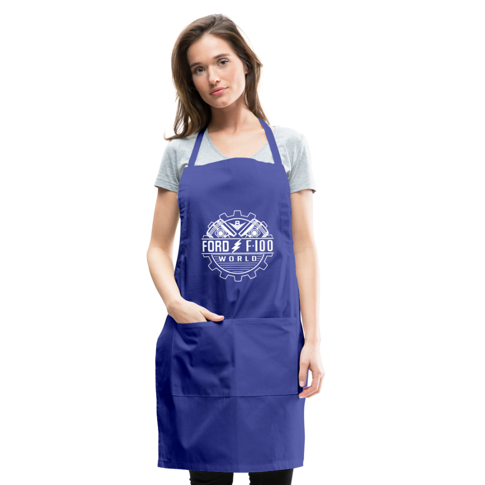 Adjustable Apron - royal blue