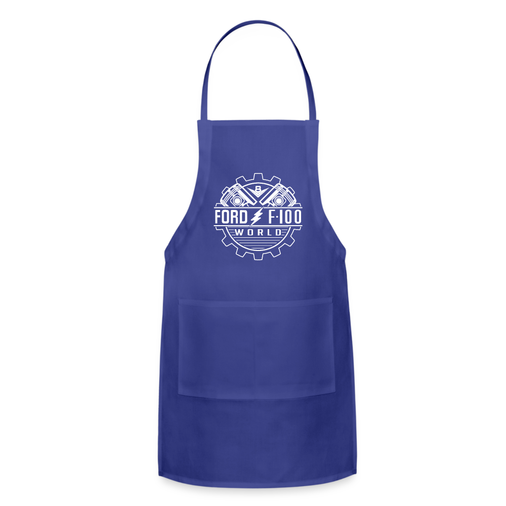 Adjustable Apron - royal blue