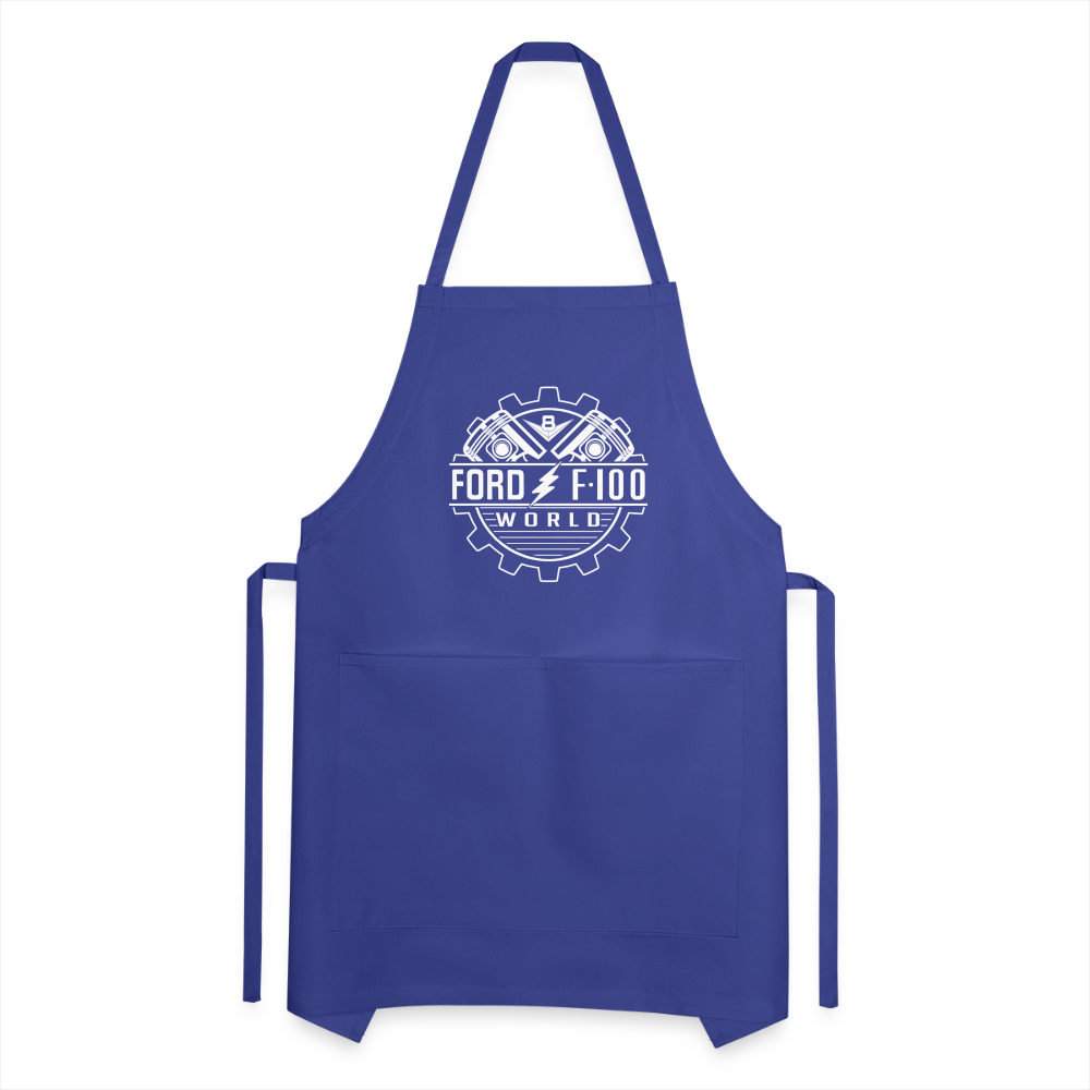 Adjustable Apron - royal blue