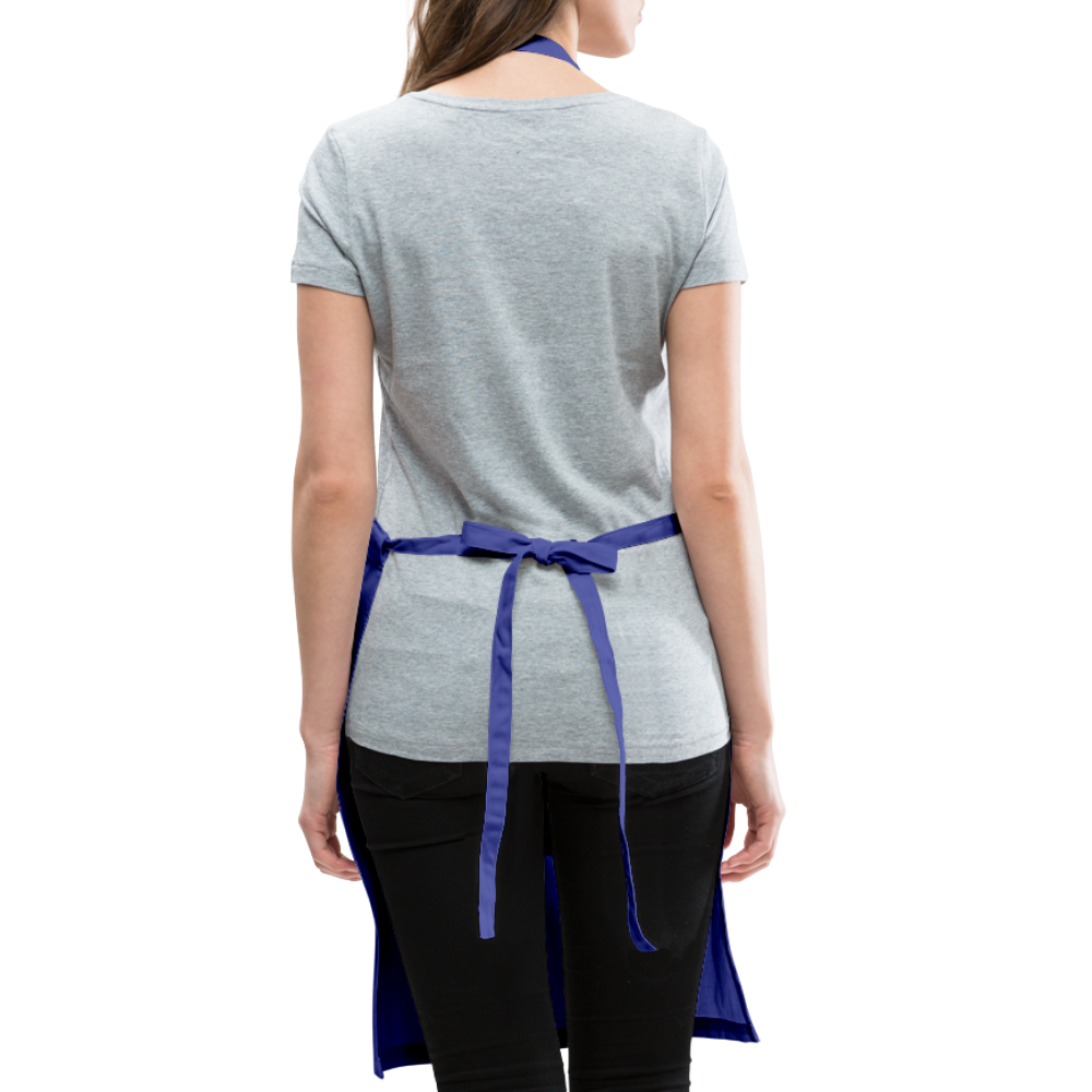 Adjustable Apron - royal blue