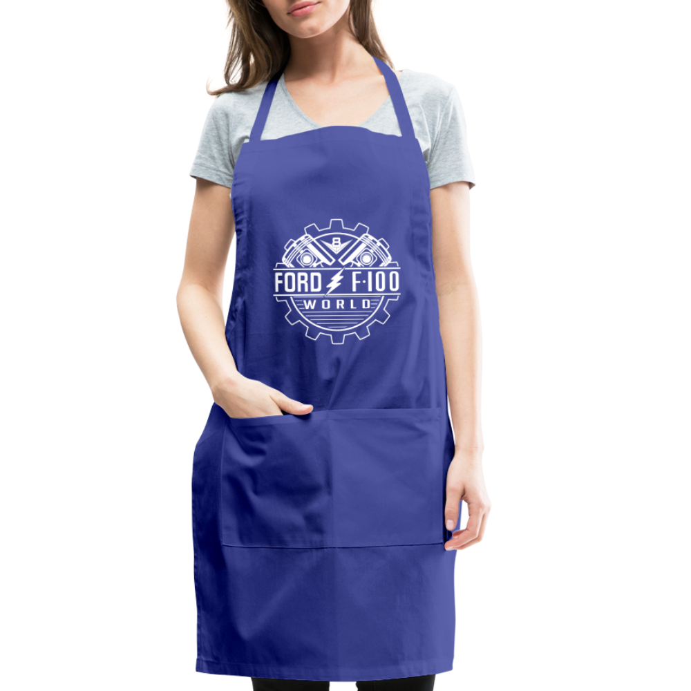 Adjustable Apron - royal blue