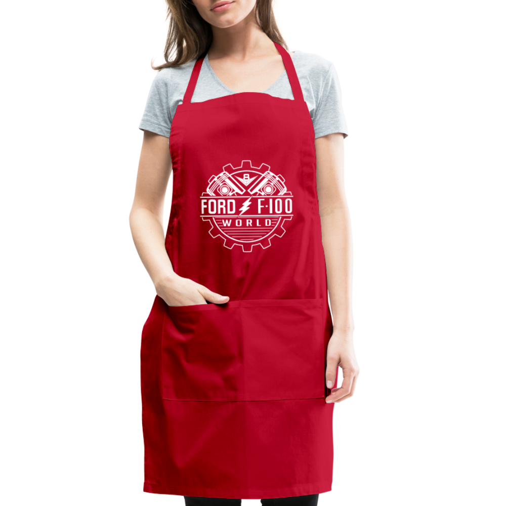 Adjustable Apron - red