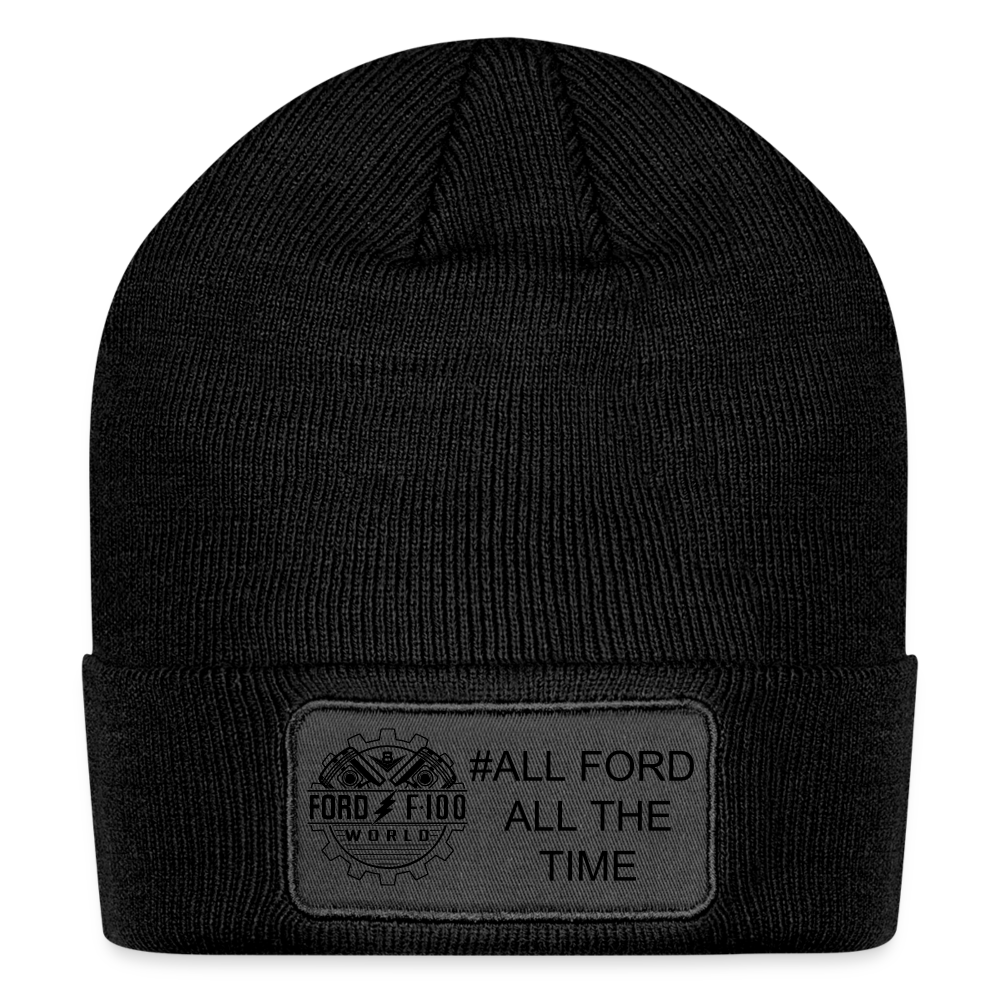 Patch Beanie - black